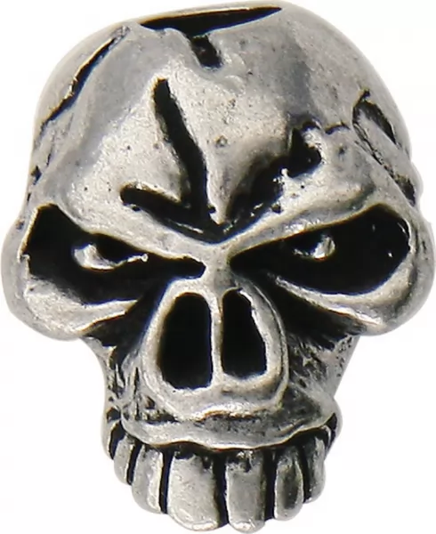 Schmuckatelli Co Emerson Skull Bead Pewter SMUKEP