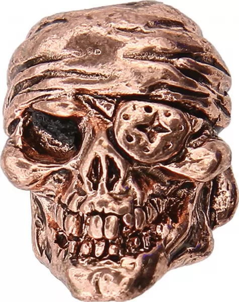 Schmuckatelli Co One Eyed Jack Skull Bead SMUKOJAC