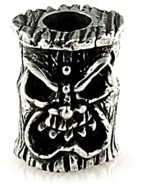 Schmuckatelli Co Ona Tiki Bead Pewter SMUKOP