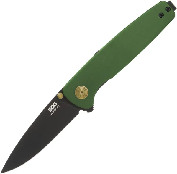 SOG Twitch III Linerlock A-O Grn knives SOG11150443