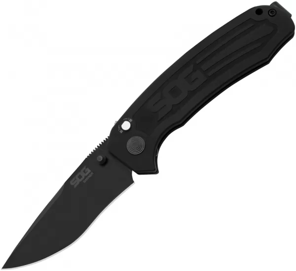 SOG Banner Button Lock USA A-O knives SOGBA1001BX