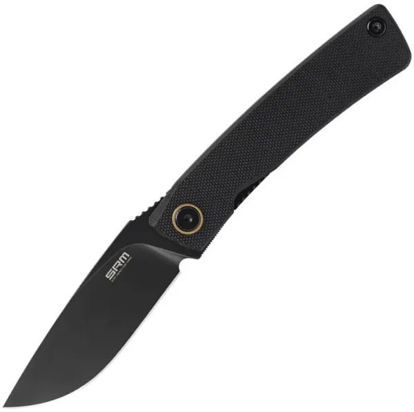 SRM Knives Air Linerlock Black G10 SRM105MGB
