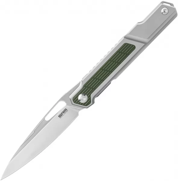 SRM Knives Titanium Framelock Green SRM1421TP