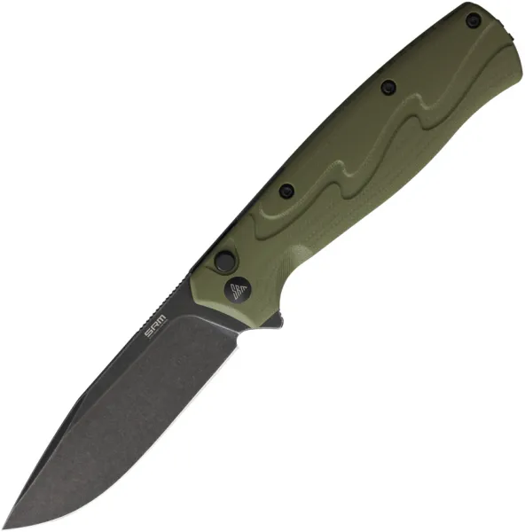SRM Knives 221X Button Lock OD SRM221XGP