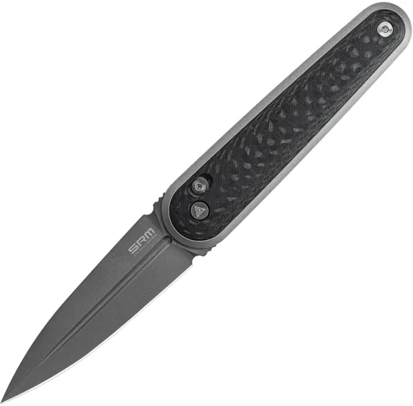 SRM Knives Twin 251MB Ambi-Lock CF SRM251MBGB
