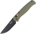 SRM Knives 255L-GP2 Ambi Lock Green - SRM255LGP2