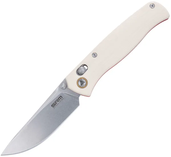 SRM Knives 255L-GK Ambi Lock White SRM255LGT2
