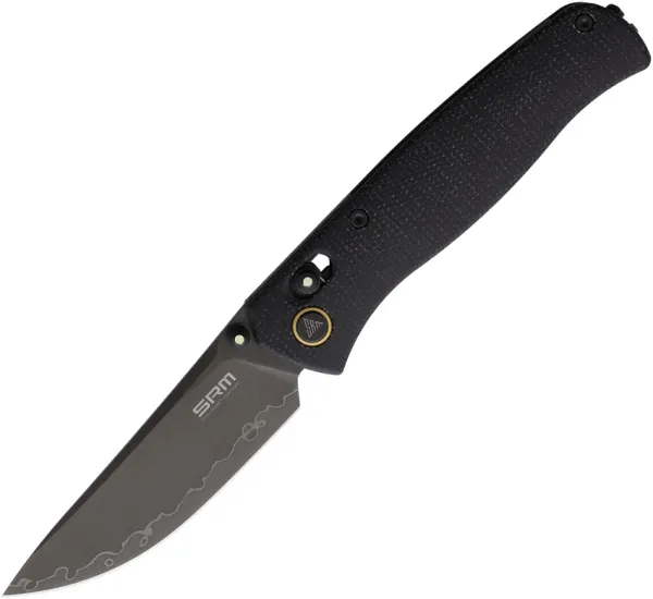 SRM Knives Medal Ambi Lock Blk Mic SRM255LMB2