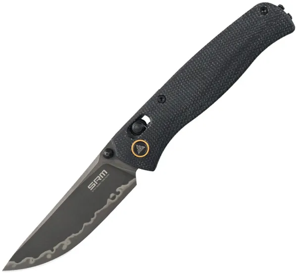 SRM Knives Medal Ambi Lock Blk Mic SRM255LMB3