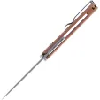 SRM Knives 255L-GK Ambi Lock Brown SRM255LMN