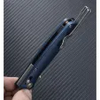 SRM Knives 255L-TE2 Blue TC4 Titanium SRM255LTE2