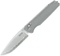 SRM Knives Terrier Ambi Lock Gray - SRM258LGK2