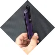 SRM Knives 258L Ambi Lock Purple SRM258LGN