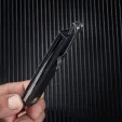 SRM Knives Qrick Linerlock Blk G10-CF SRM408LKB