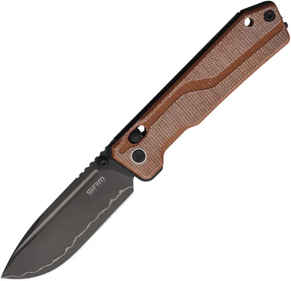 SRM Knives Rubik Ambi Lock Blk Orange SRM7228BMN2