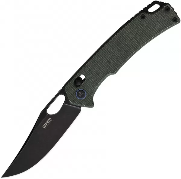 SRM Knives 9203 Ambi Lock OD Micarta SRM9203MG2