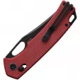 SRM Knives 9203 Ambi Lock Red Micarta SRM9203MR2