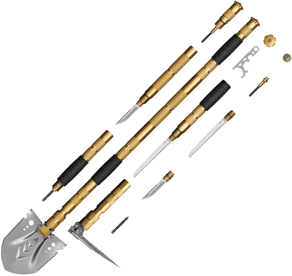 SRM Knives Multi-Purpose Shovel Golden SRMTFS012