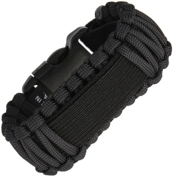 Survco Tactical Para Cord Watch Band Black SRV01