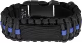 Survco Tactical Para Cord Watch Band Blue Line - SRV01B