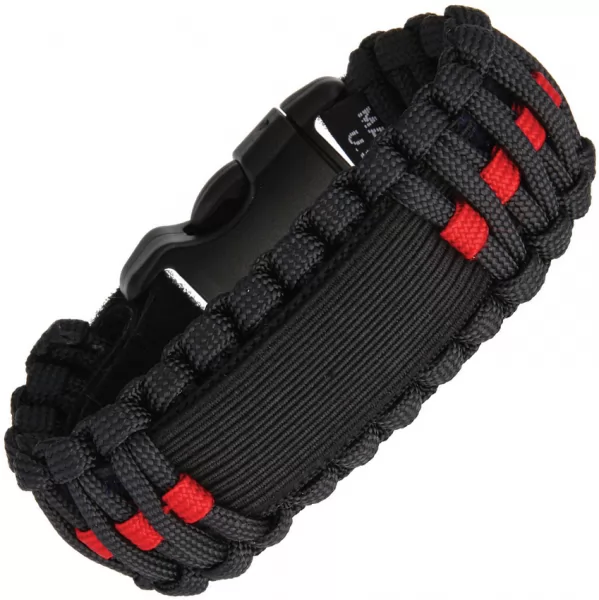 Survco Tactical Para Cord Watch Band Red Line SRV01R