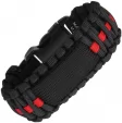 Survco Tactical Para Cord Watch Band Red Line - SRV01R