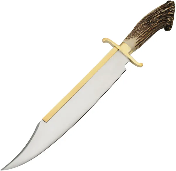 Steel Stag Crown Filework Bowie knives SS7029