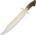 Steel Stag Crown Filework Bowie - SS7029