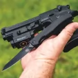 StatGear Ausus-Slim Linerlock Black STAT117BLK