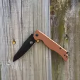 StatGear Ausus-Slim Linerlock Brown STAT117BRN