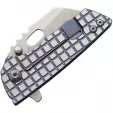 Shadow Tech Sidekick Framelock Blue-Silver knives STKF001