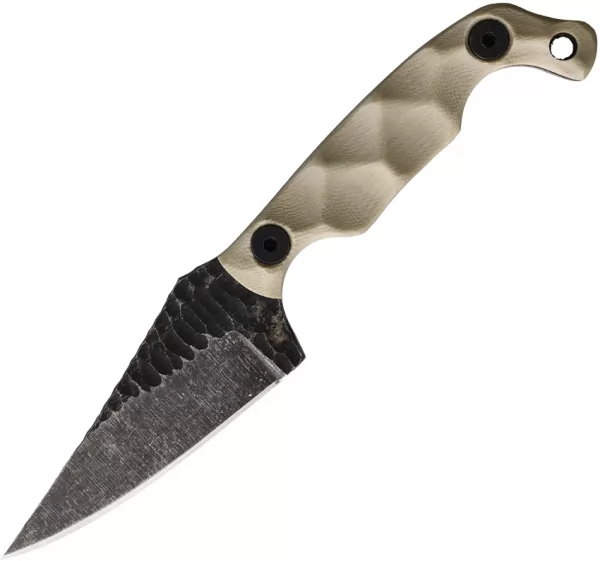 Stroup Knives Mini Mod 1 Fixed Blade Tan STPMINI1TG10S