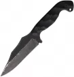 Stroup Knives TU1 Fixed Blade Black - STPTU1BG10S