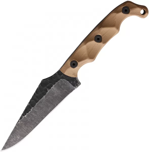 Stroup Knives TU2 Fixed Blade Tan STPTU2TG10S