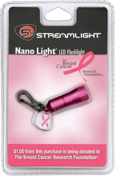 Streamlight Pink Nano Light with White LED flashlights STR73003