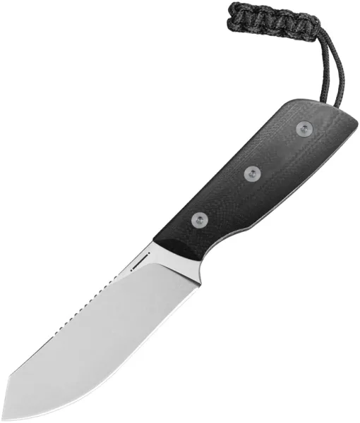 Straight Line Digger Fixed Blade Black G10 STR8DGBG