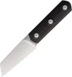 Straight Line Erny Fixed Blade Black Ti - STR8ERTBK