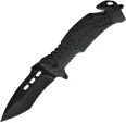 S-TEC Rescue Linerlock A/O Black - STT015BK