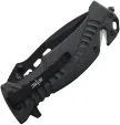 S-TEC Rescue Linerlock A-O Black STT015BK