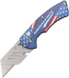 S-TEC Utility Button Lock Blue Flag - STT202514