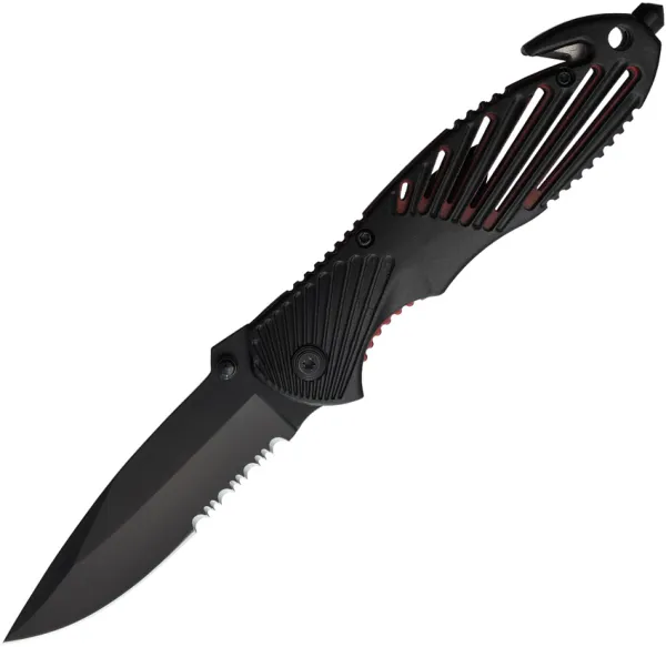 S-TEC Linerlock Black-Red STT20318