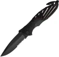 S-TEC Linerlock Black/Red - STT20318