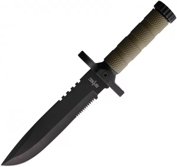 S-TEC Survival Knife OD Green STT22188GN2