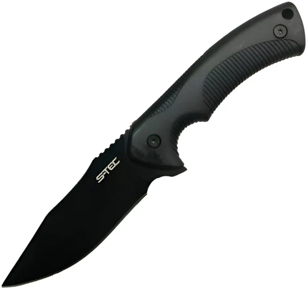 S-TEC Fixed Blade Black STT25141BK