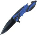 S-TEC Bottle Opener Linerlock Blue - STT27014BL