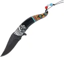 S-TEC Chief Linerlock A/O Black - STT27026BK