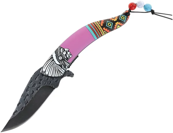 S-TEC Chief Linerlock A-O Pink STT27026PK