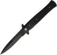 S-TEC Stiletto Style Linerlock Black - STT27107BK4