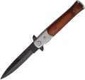 S-TEC Stiletto Style Linerlock Brn - STT27107SL3