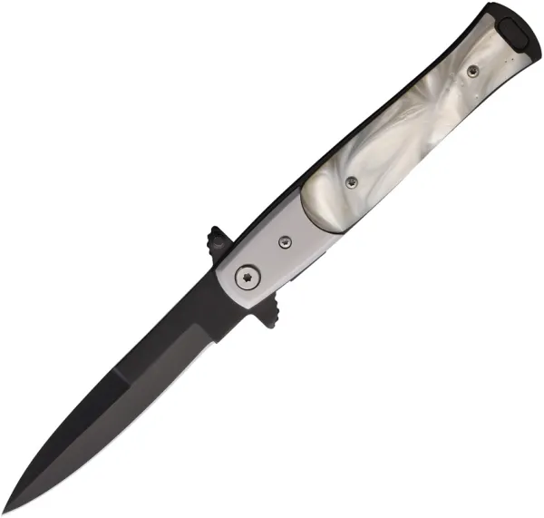 S-TEC Stiletto Style Linerlock Pearl STT27107SL4